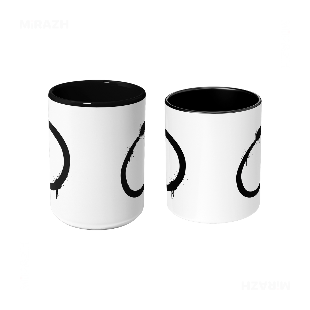 OpenCircle Ceramic Mug 09 White Black