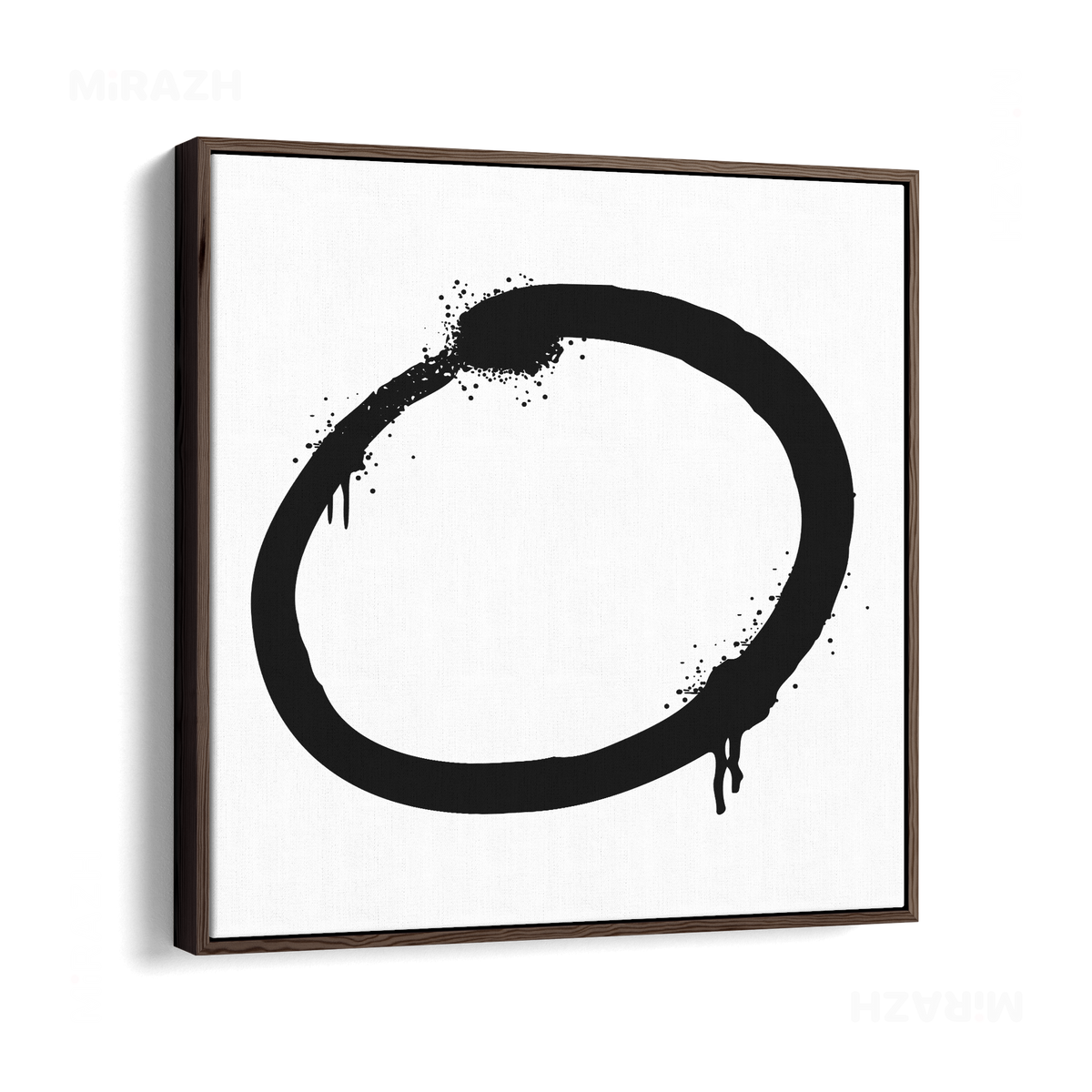 OpenCircle Framed Canvas 04 Dark Wood