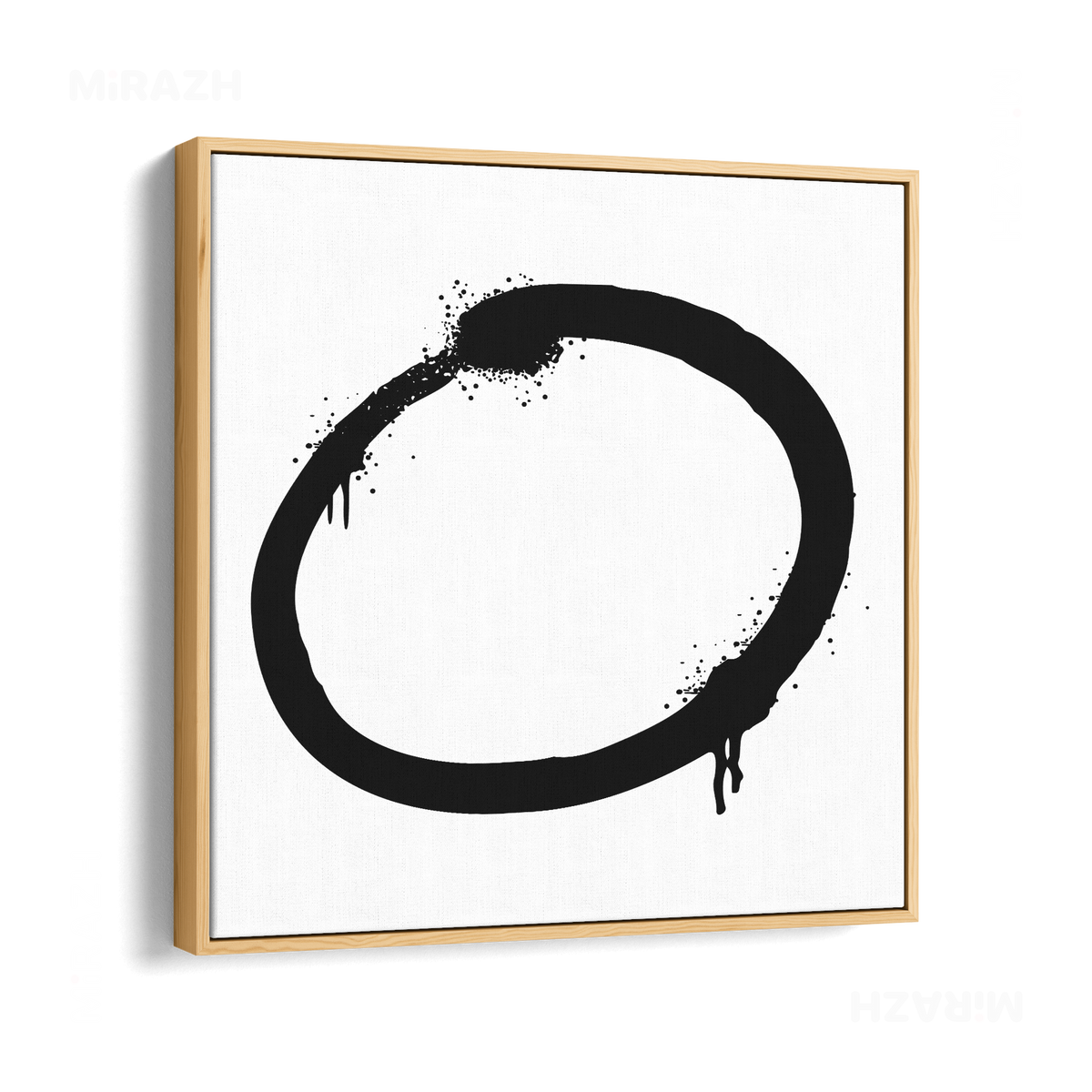 OpenCircle Framed Canvas 04 Natural Wood