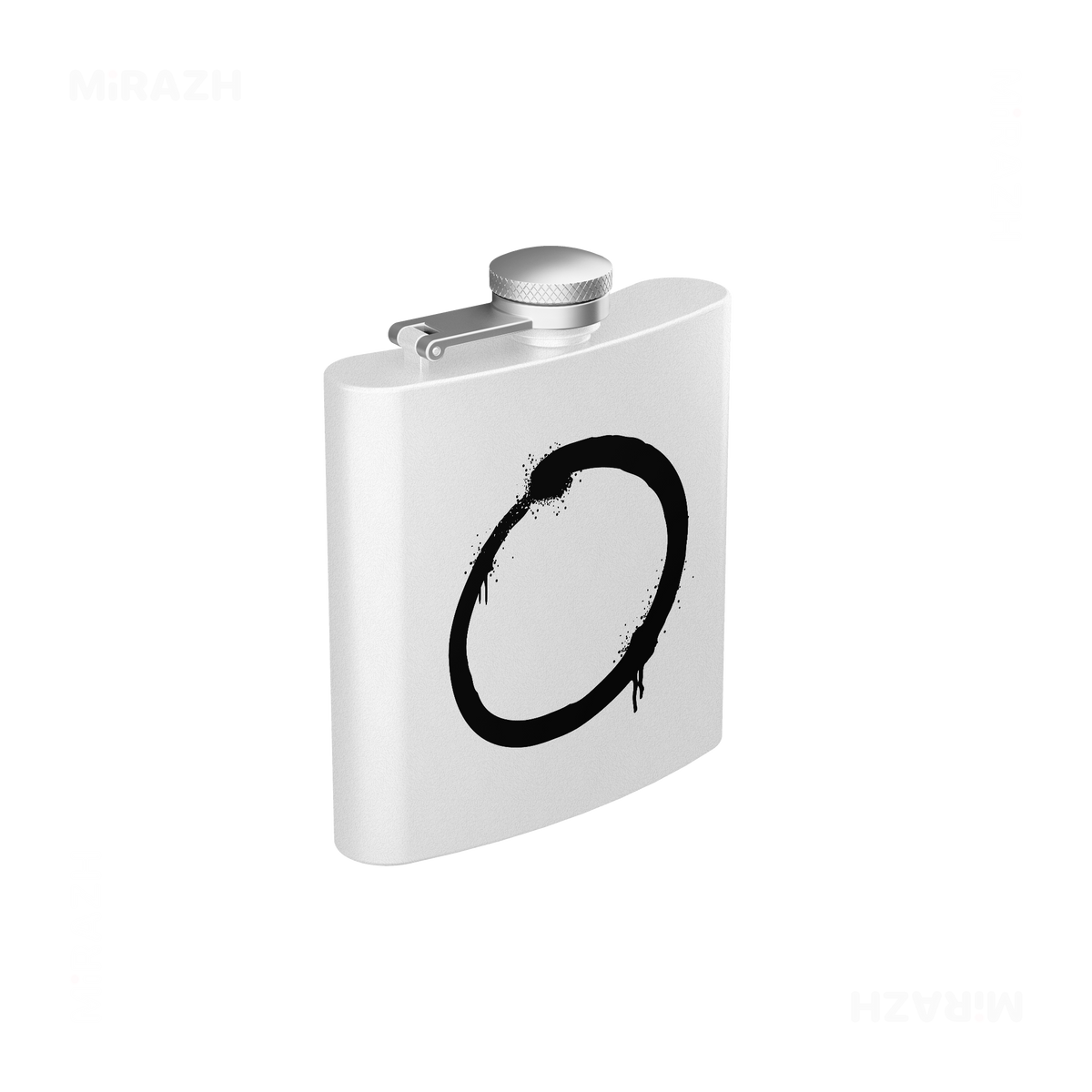OpenCircle Hip Flasks 03 White