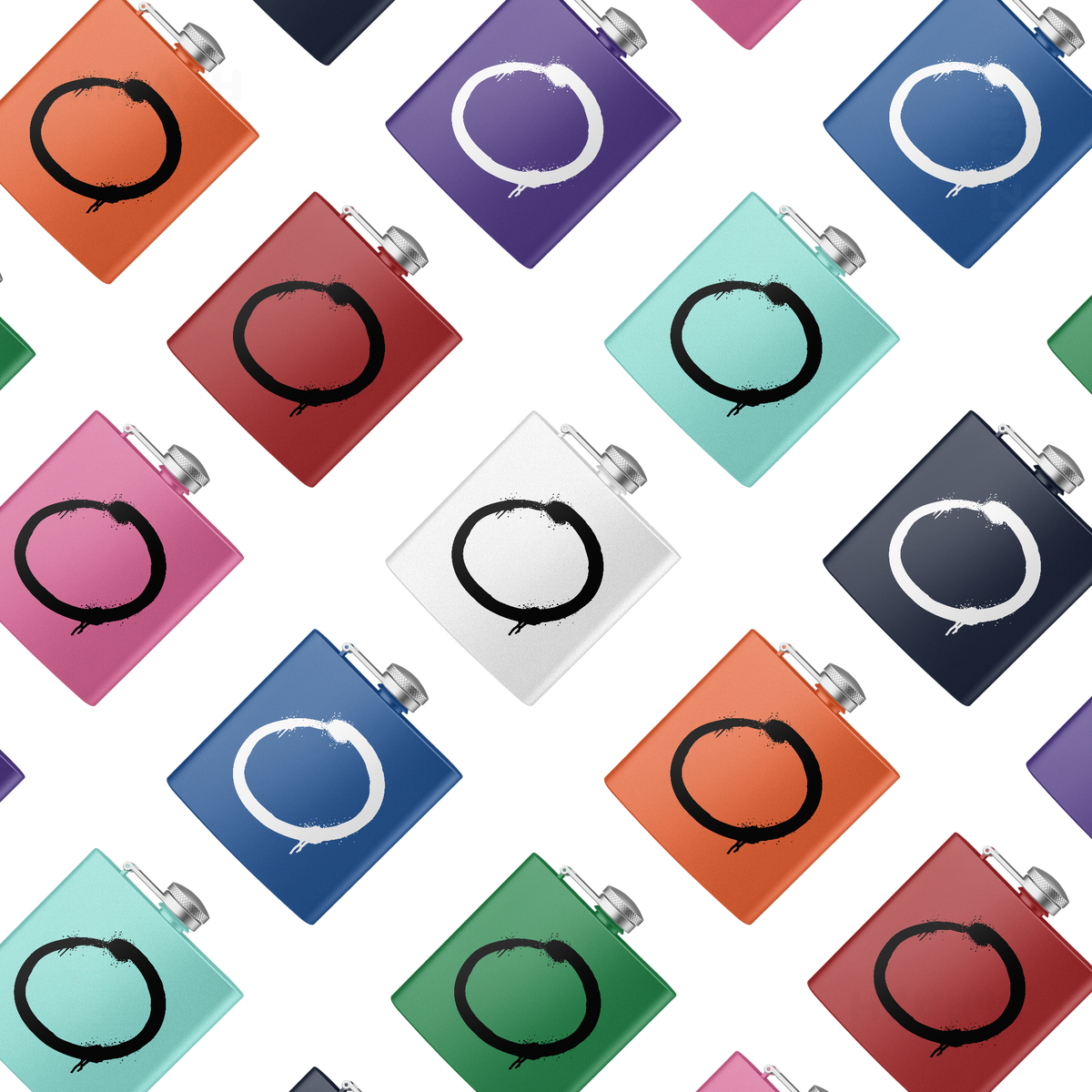 OpenCircle Hip Flasks 04 Red