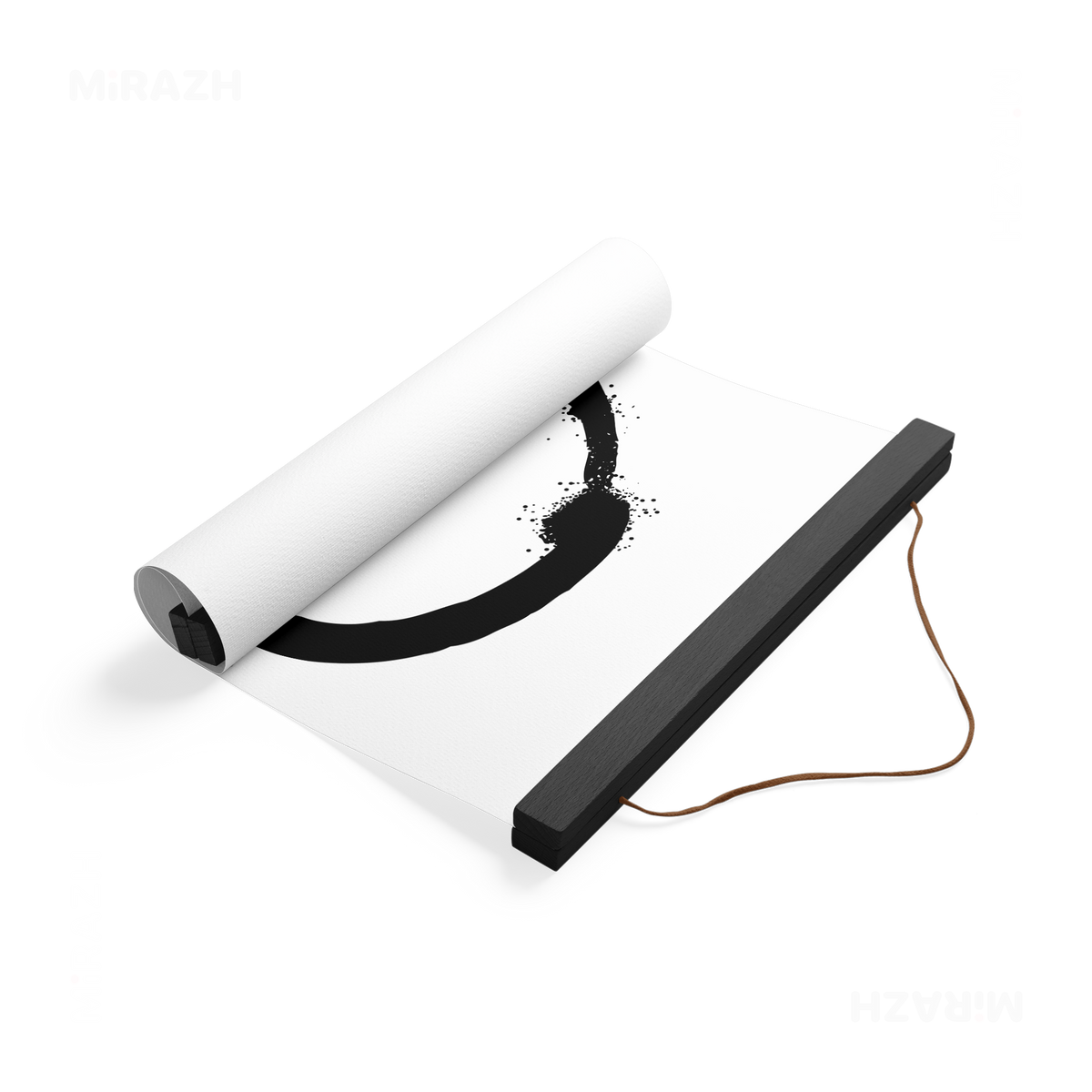 OpenCircle Magnetic Hanger Poster 04 Black Wood