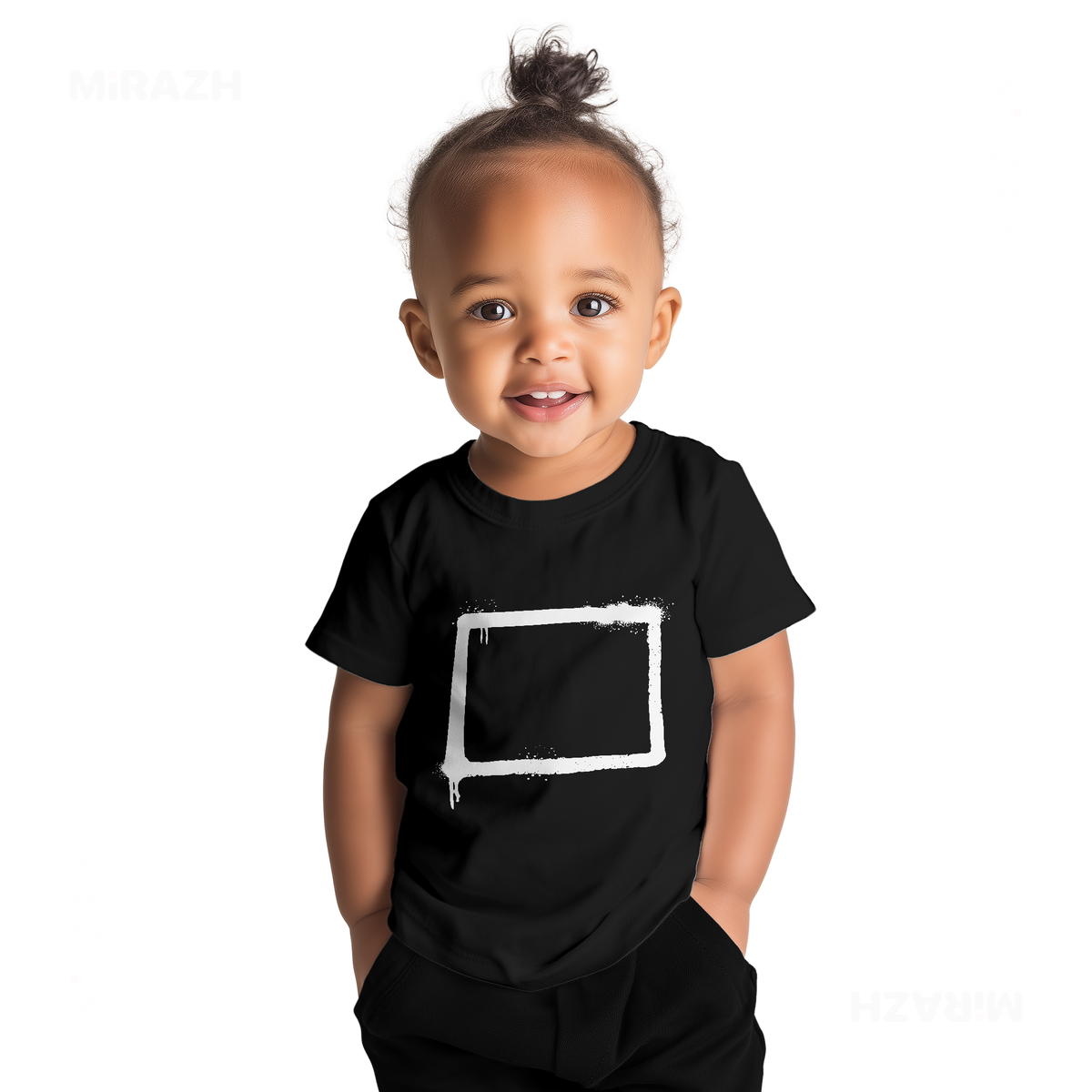 OpenSquare Baby T Shirt 04 Black