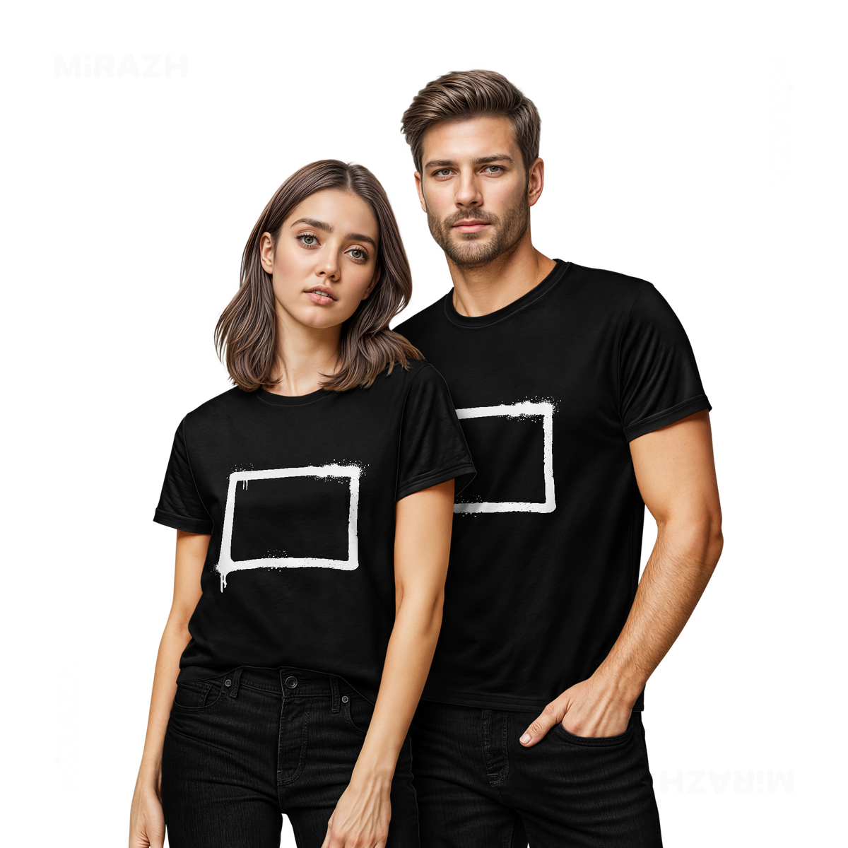 OpenSquare Couple T Shirt 02 Black