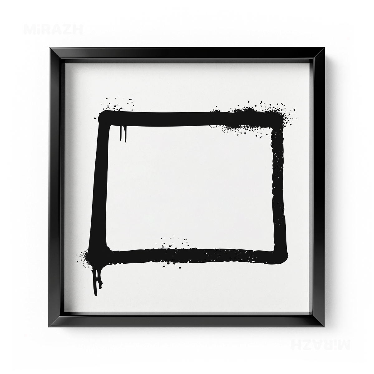 OpenSquare Framed Poster 04 Black Aluminum