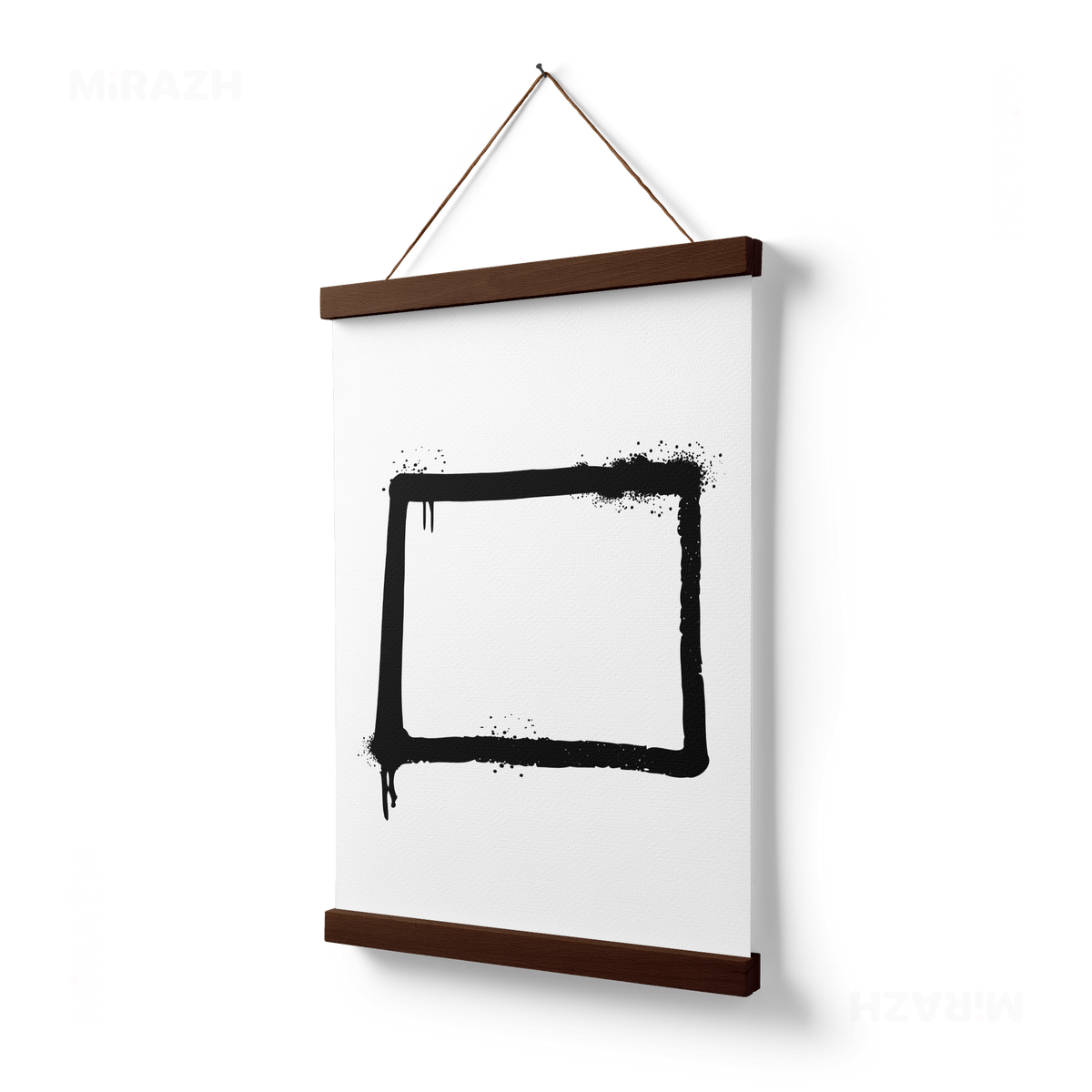 OpenSquare Magnetic Hanger Poster 03 Dark Wood