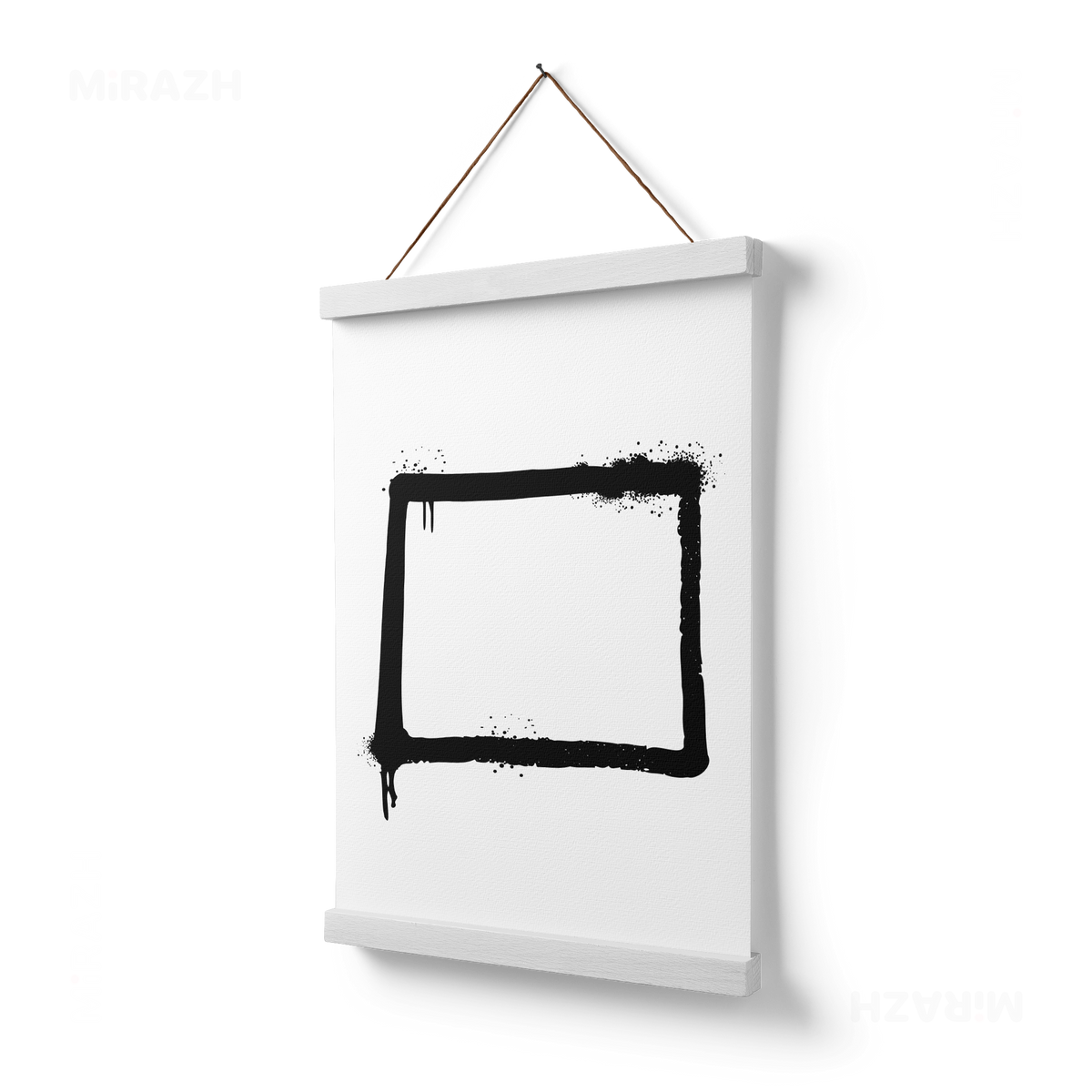 OpenSquare Magnetic Hanger Poster 03 White Wood