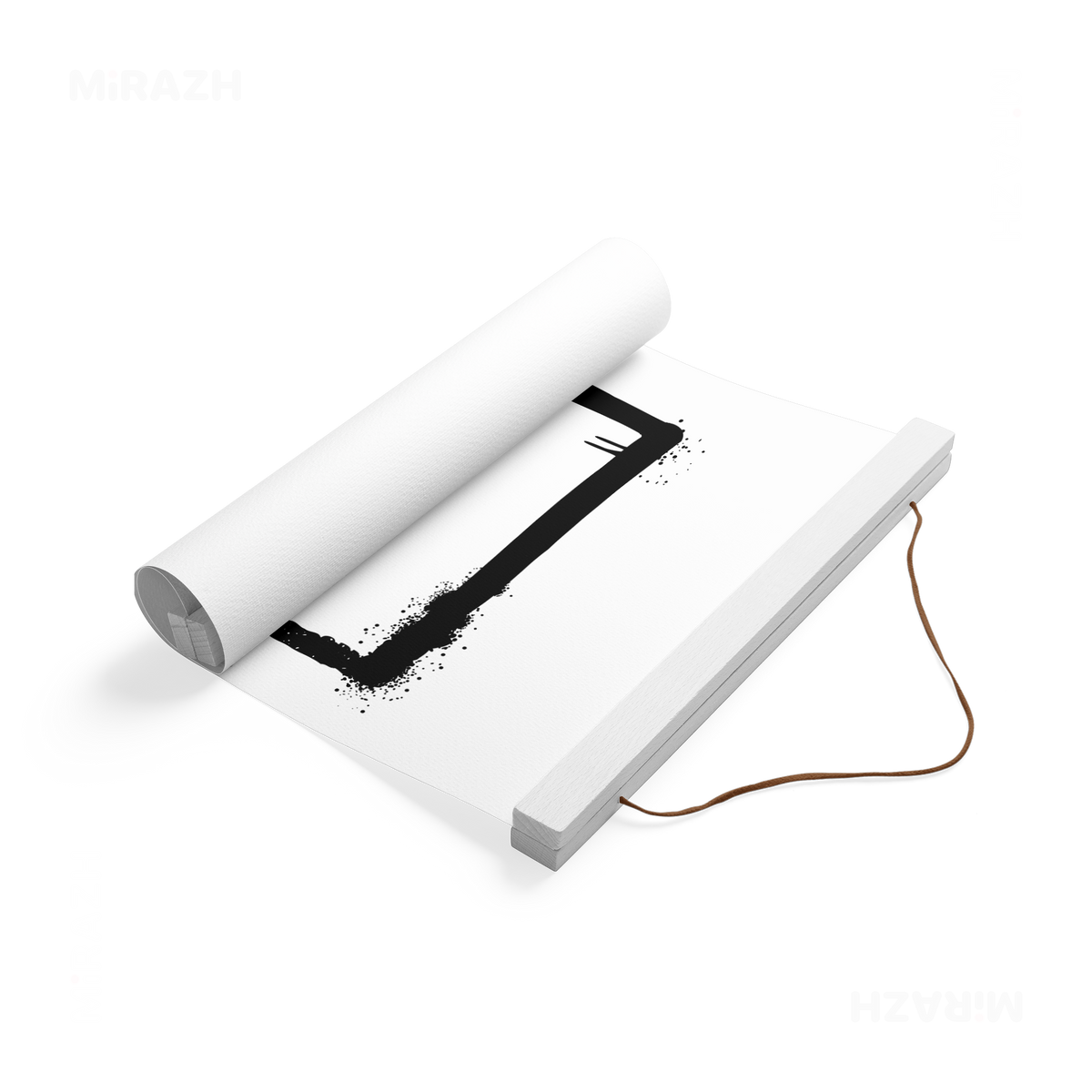 OpenSquare Magnetic Hanger Poster 04 White Wood