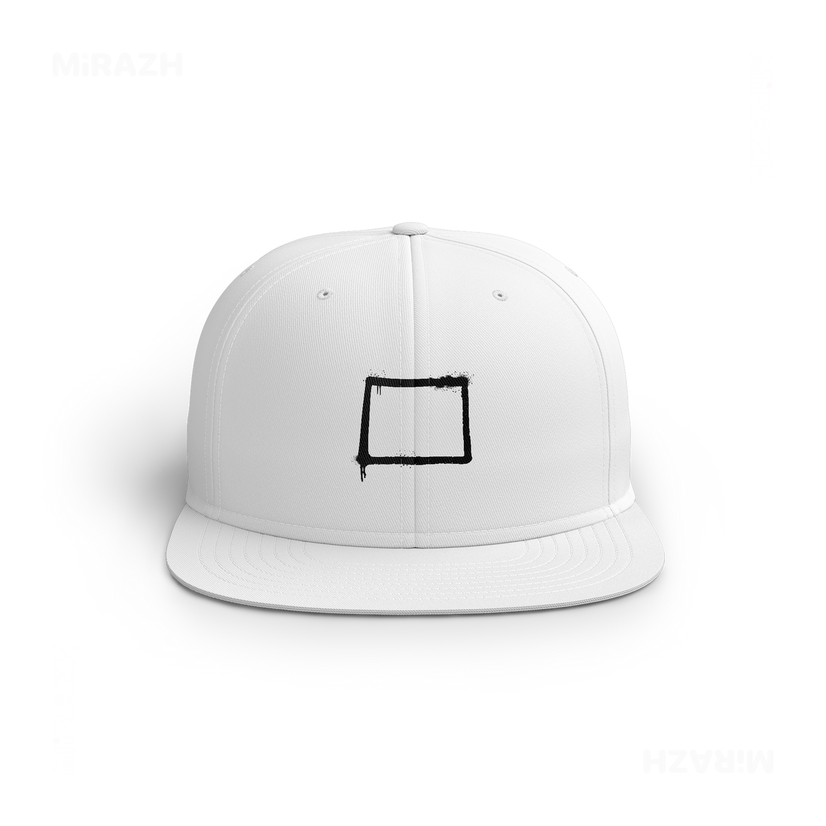 OpenSquare Snapback Caps 01 White DTF
