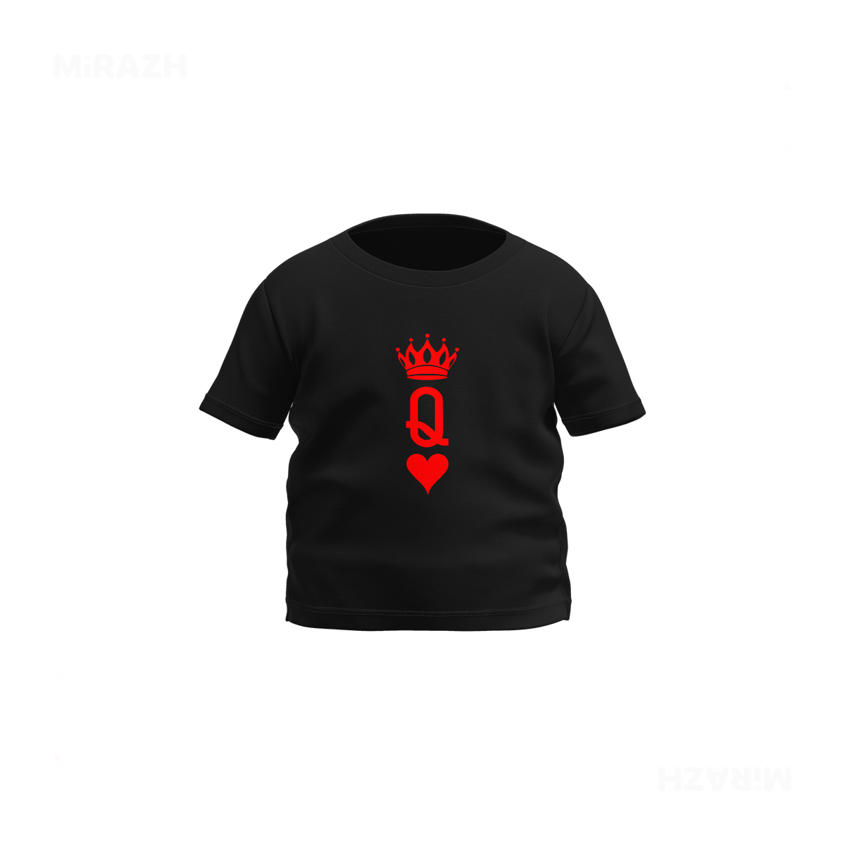 QueenOfHearts Baby T Shirt 01 Black