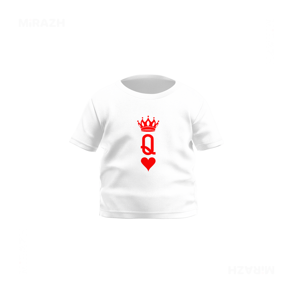 QueenOfHearts Baby T Shirt 01 White