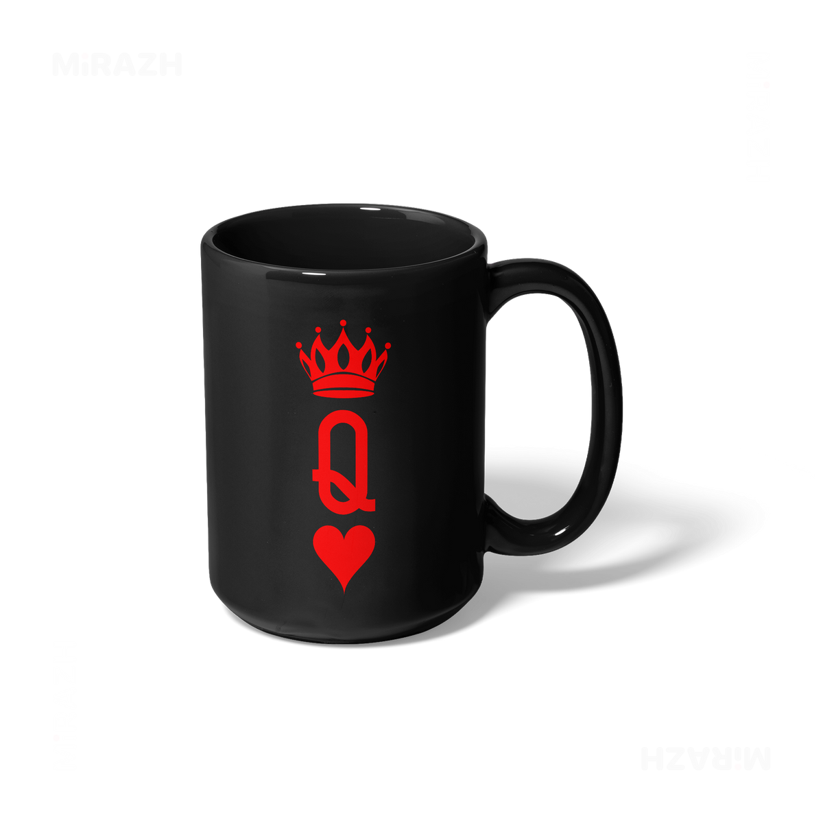 QueenOfHearts Ceramic Mug 01 Black
