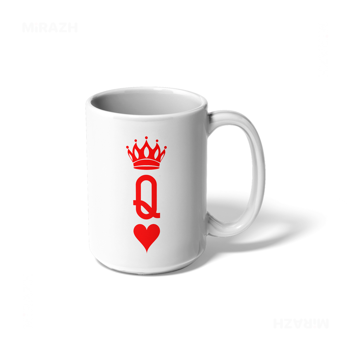 QueenOfHearts Ceramic Mug 01 White