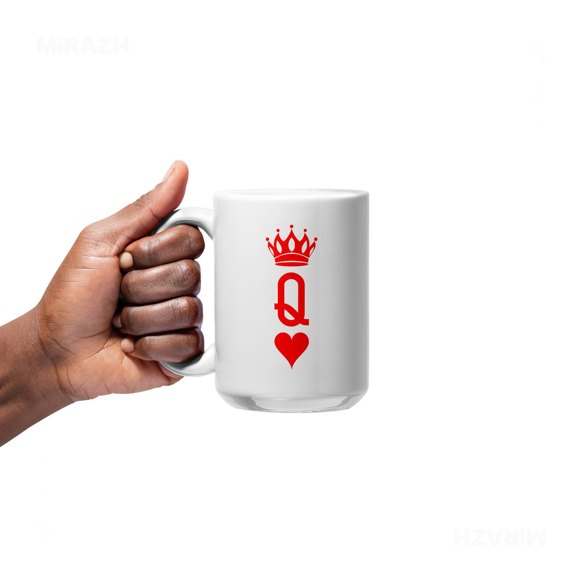 QueenOfHearts Ceramic Mug 05 White