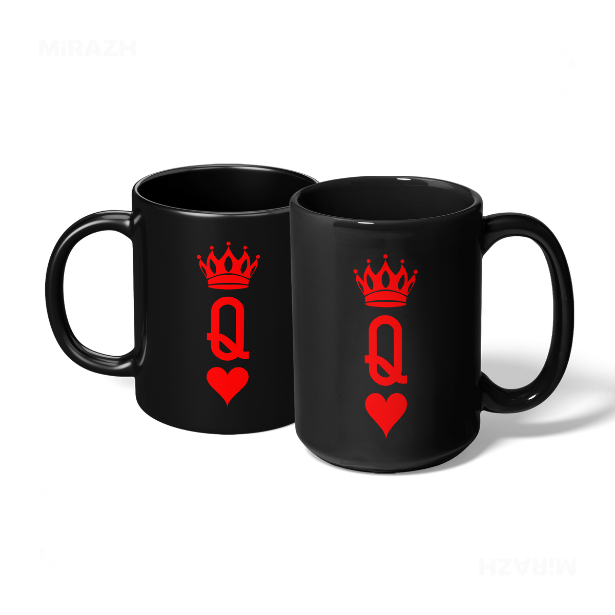 QueenOfHearts Ceramic Mug 07 Black