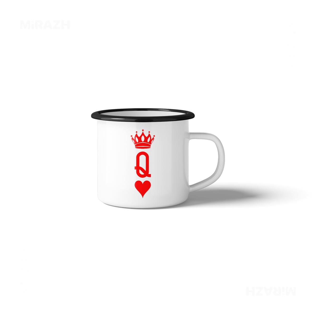QueenOfHearts Enamel Camping Mug 04