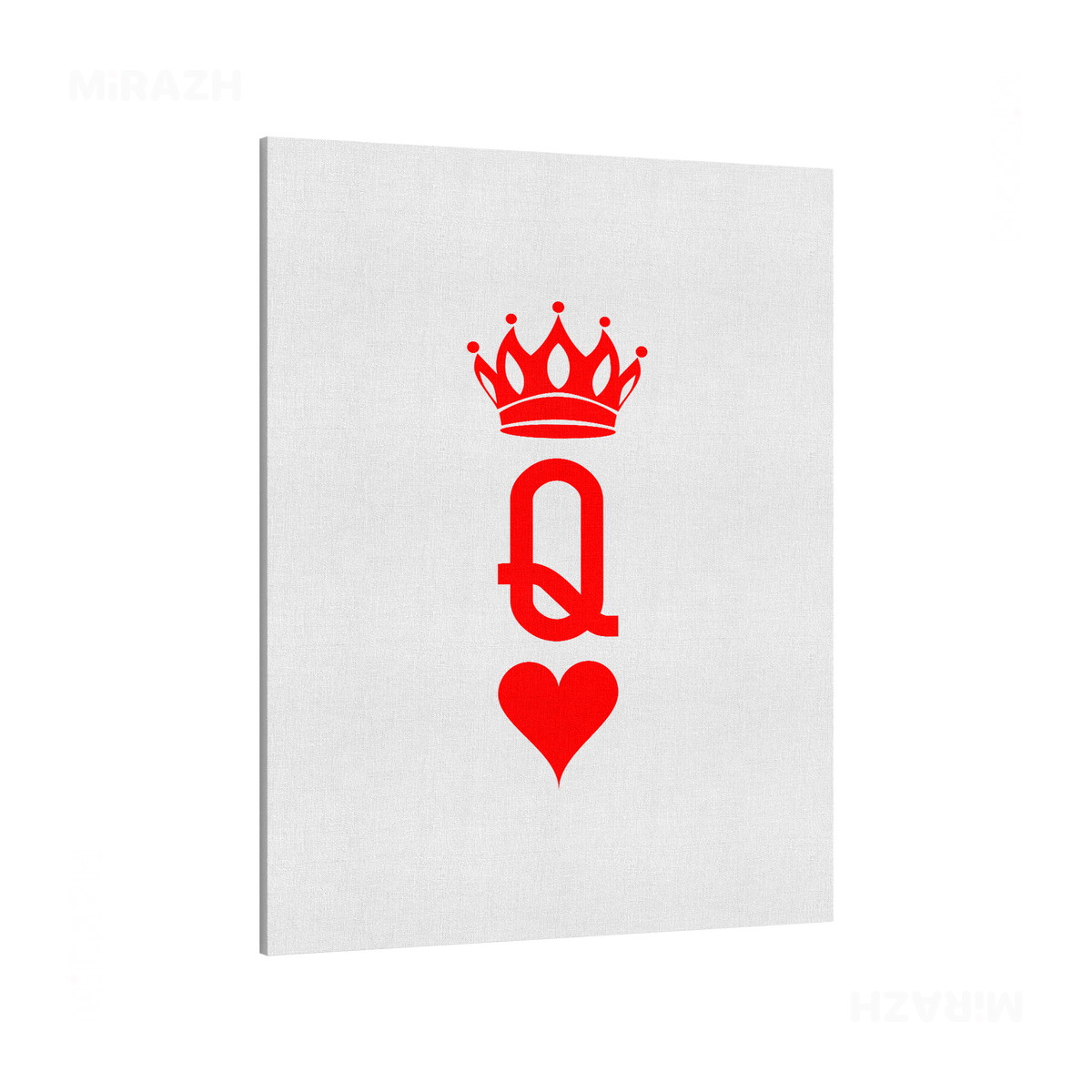 QueenOfHearts Frameless Canvas 01