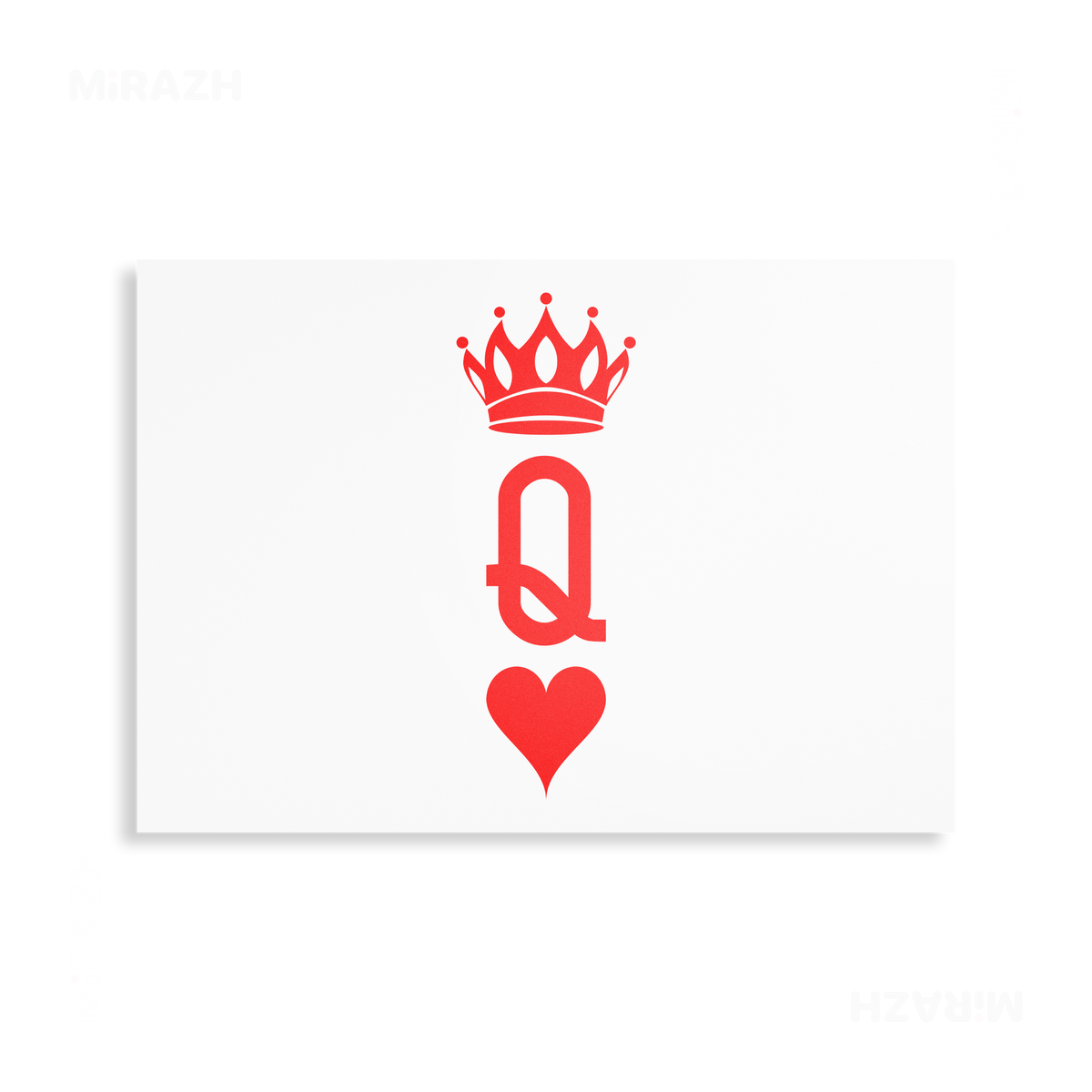 QueenOfHearts Metallic Print 03 Aluminum
