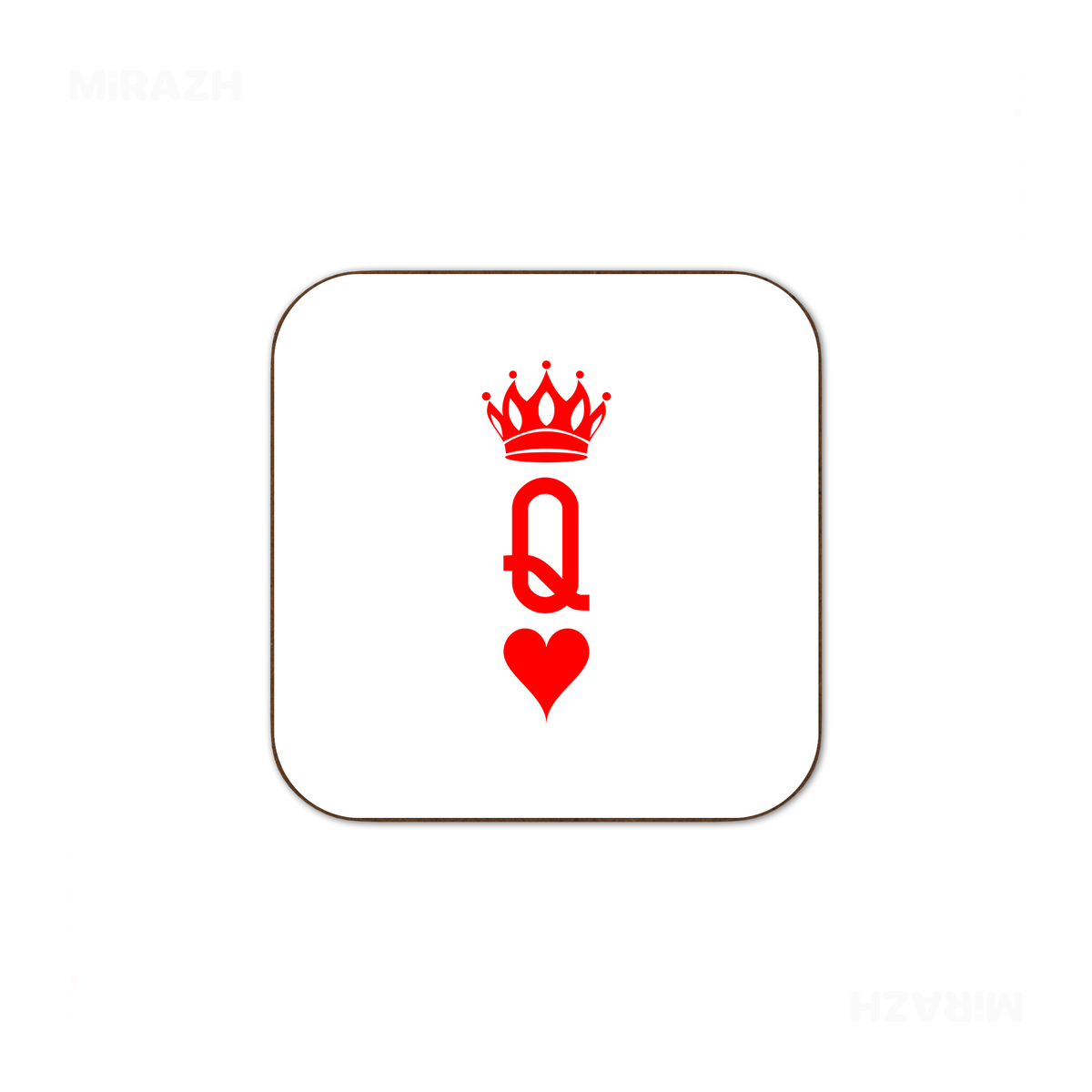 QueenOfHearts Semi Glossy Coaster 03