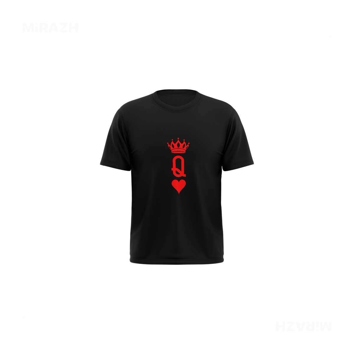 QueenOfHearts Toddler T Shirt 01 Black