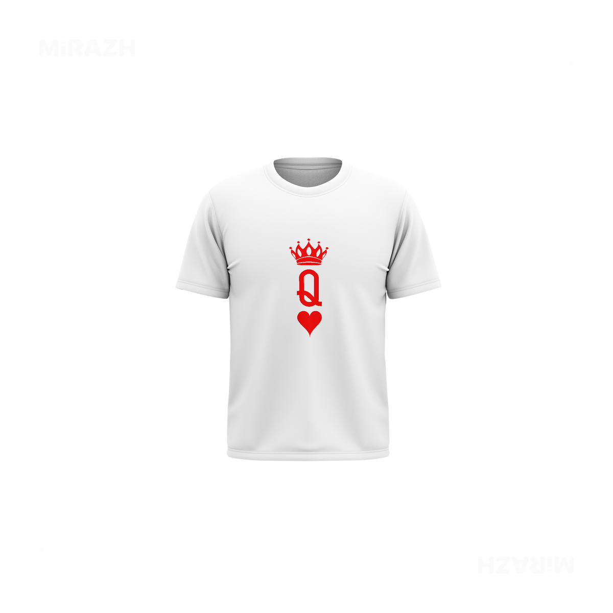 QueenOfHearts Toddler T Shirt 01 White