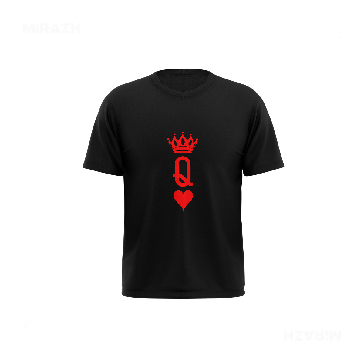 QueenOfHearts Youth T Shirt 01 Black
