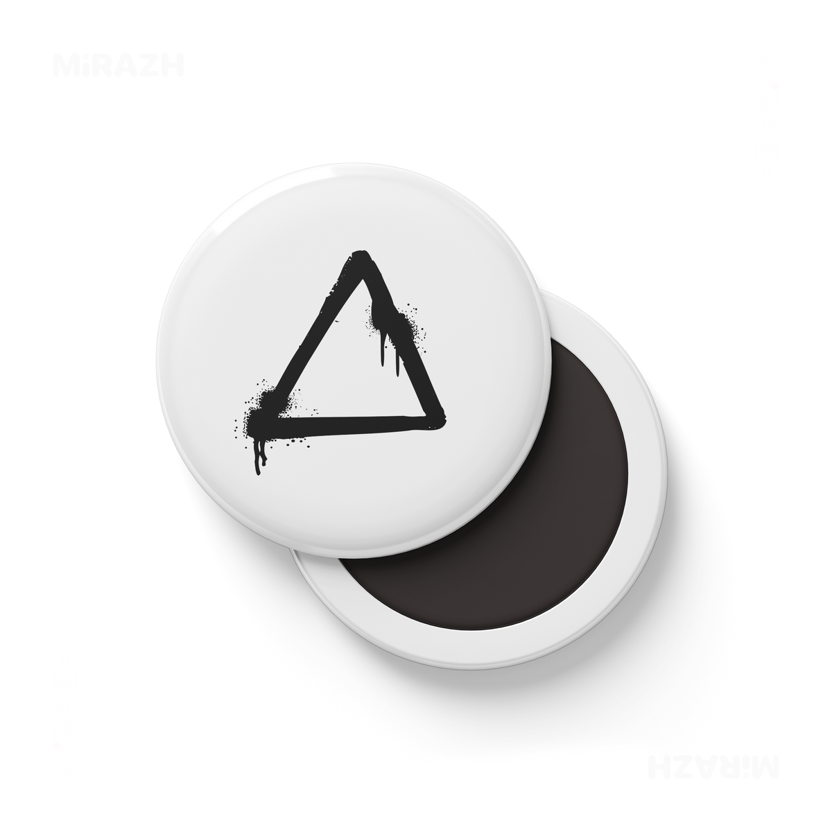 RisingTriangle Button Magnet 01 Round