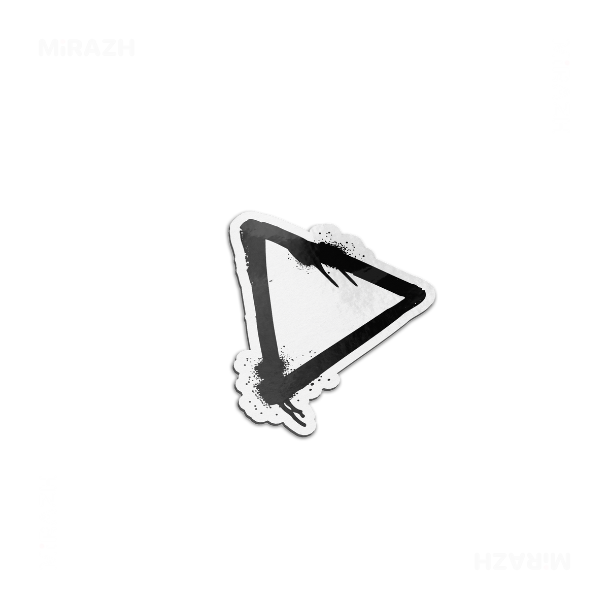 RisingTriangle Die Cut Magnet 03