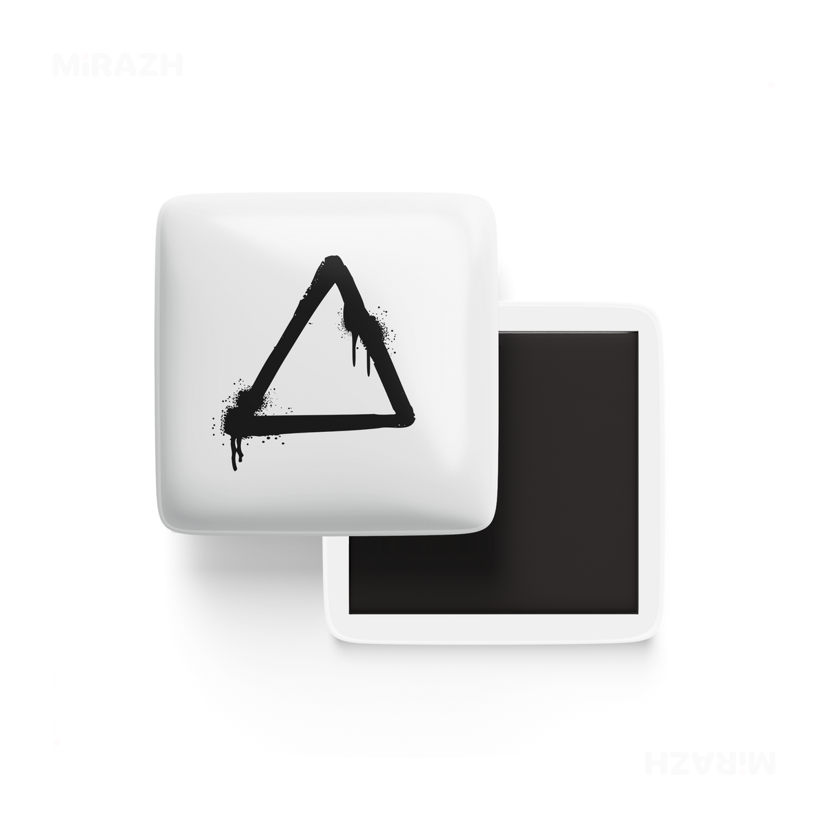 RisingTriangle Porcelain Magnet 01