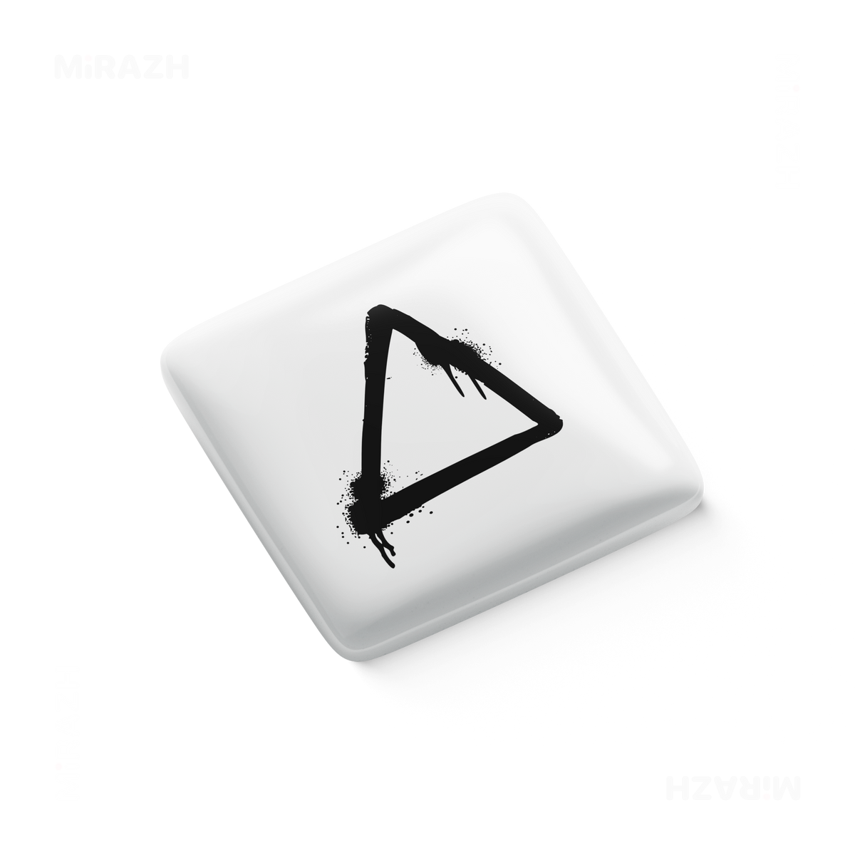 RisingTriangle Porcelain Magnet 03