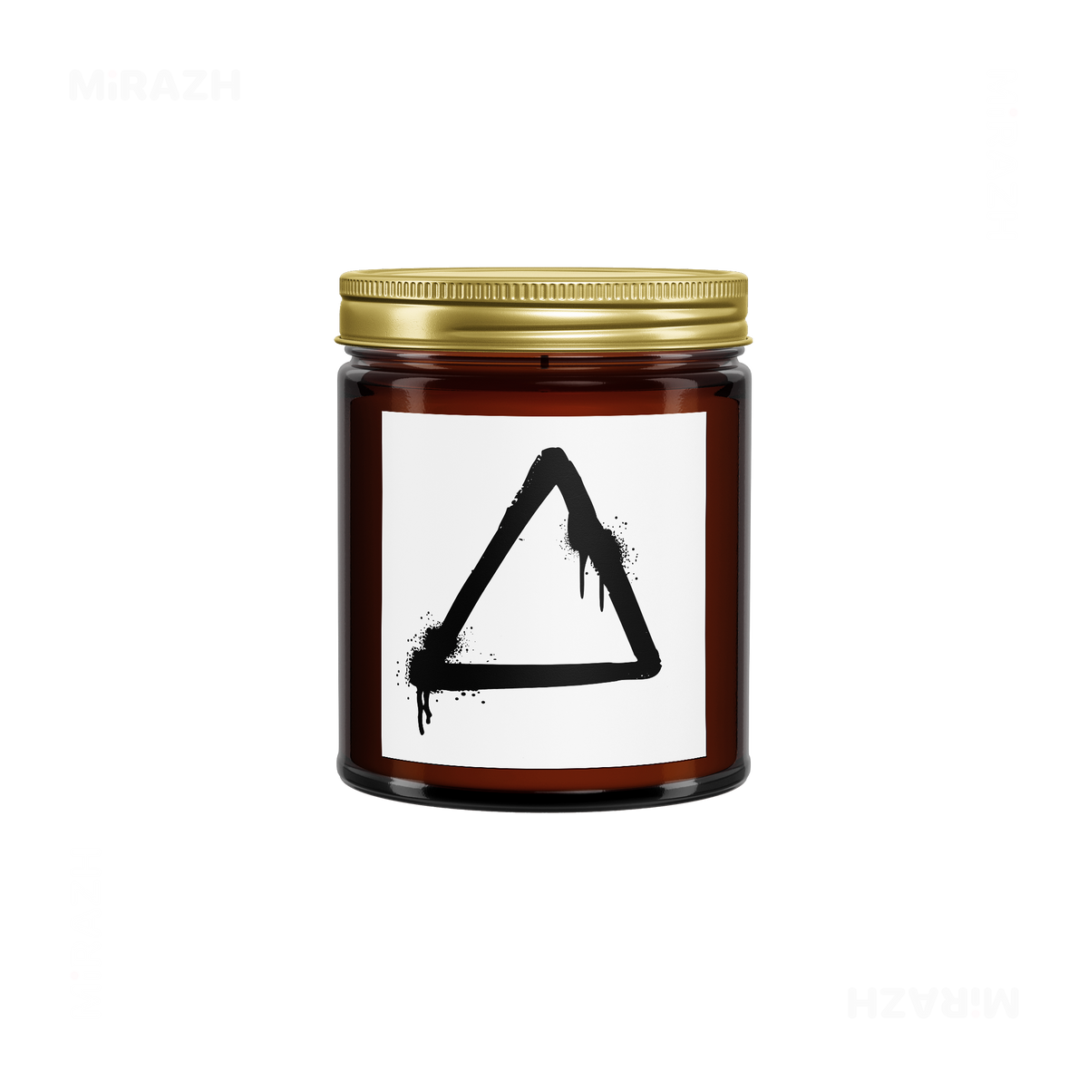 RisingTriangle Scented Candle 04 Amber
