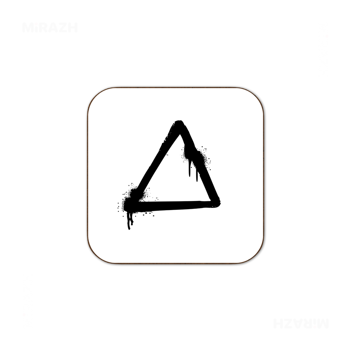 RisingTriangle Semi Glossy Coaster 03