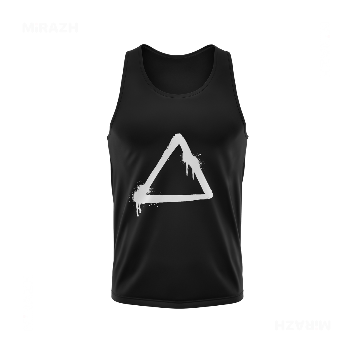 RisingTriangle Tank Tops 01 Black
