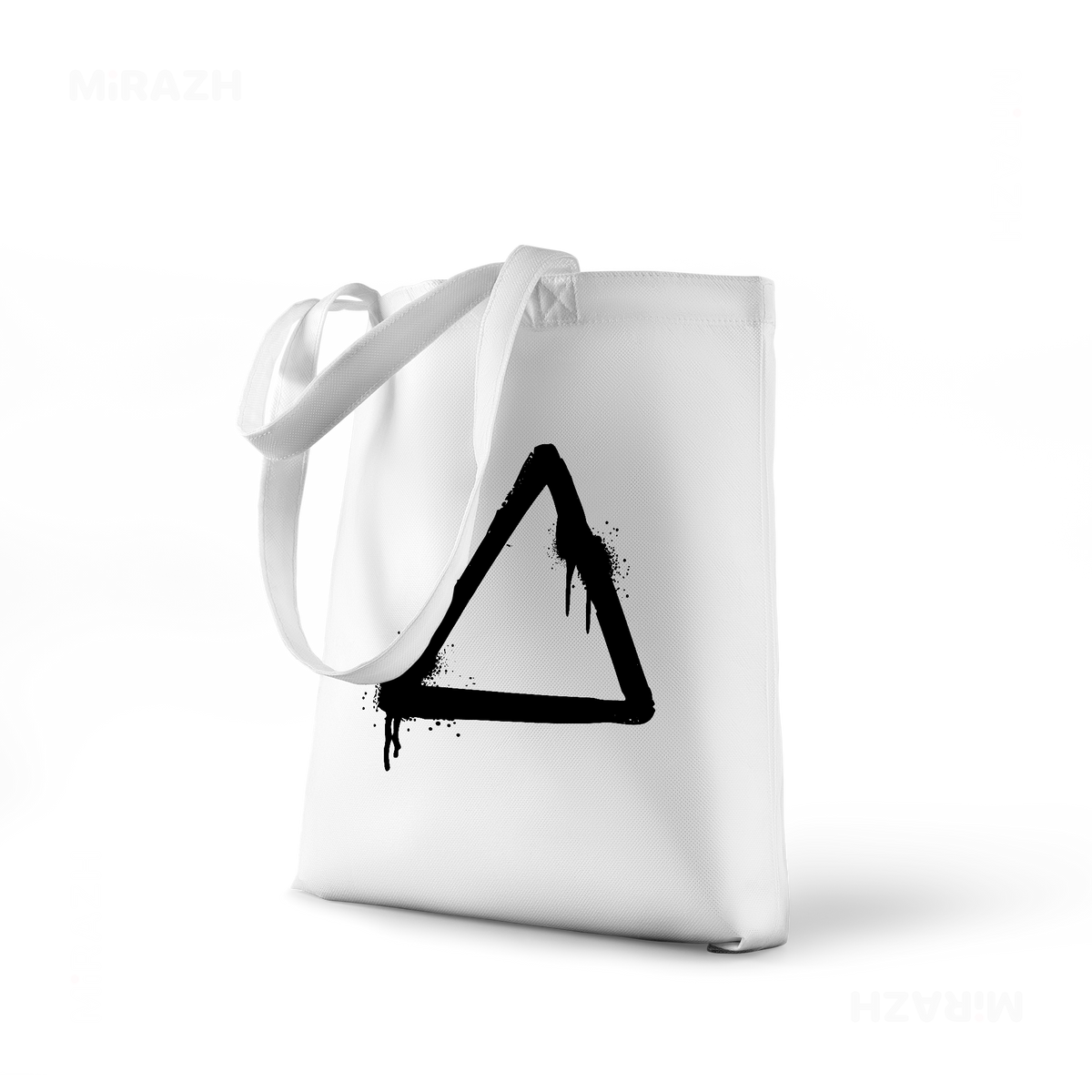 RisingTriangle Tote Bags 01 White