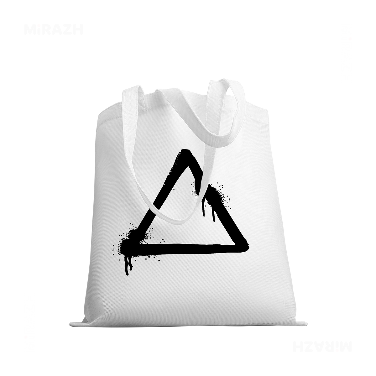 RisingTriangle Tote Bags 03 White