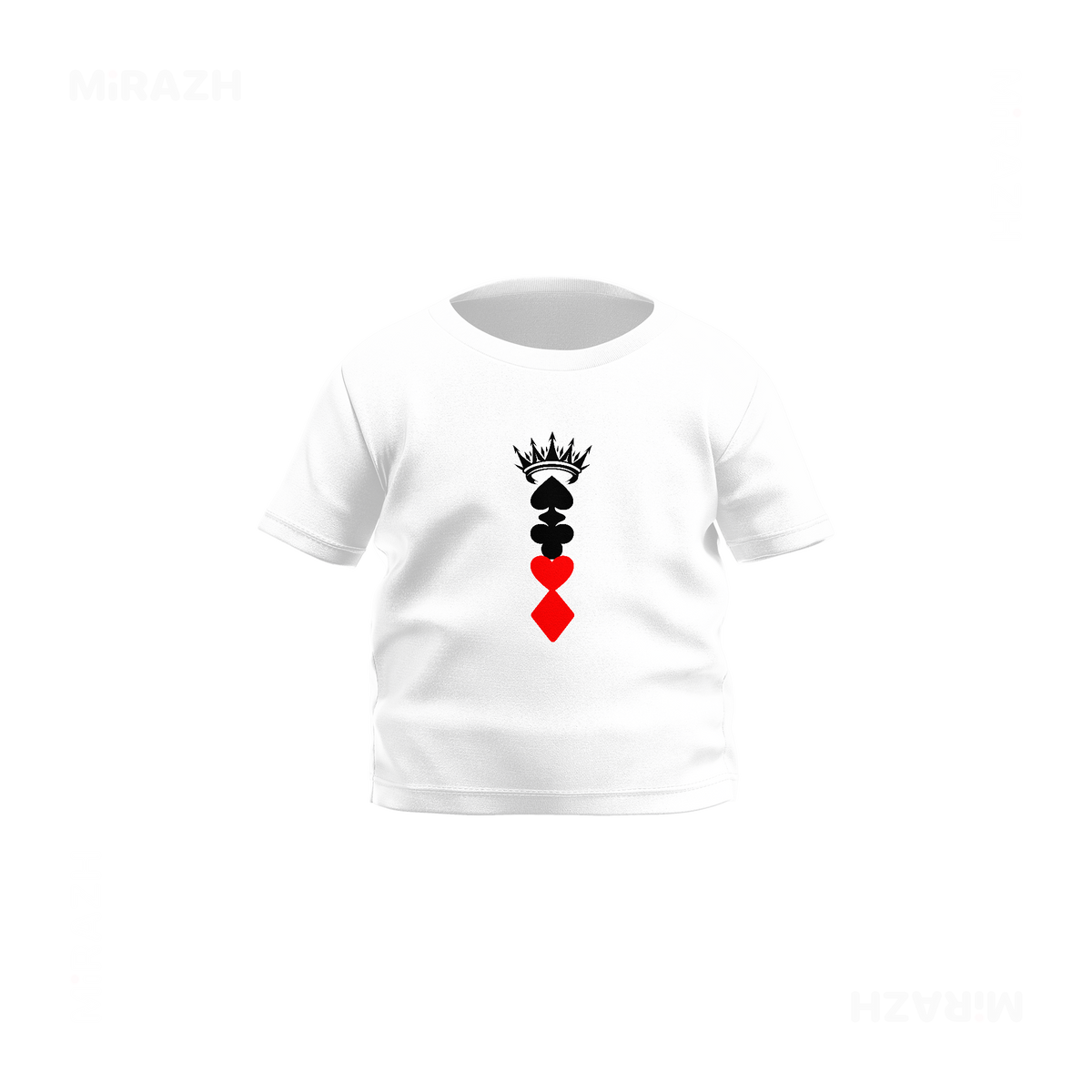 RoyalSuitStack Baby T Shirt 01 White