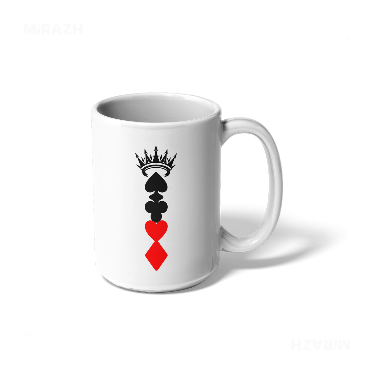 RoyalSuitStack Ceramic Mug 01 White