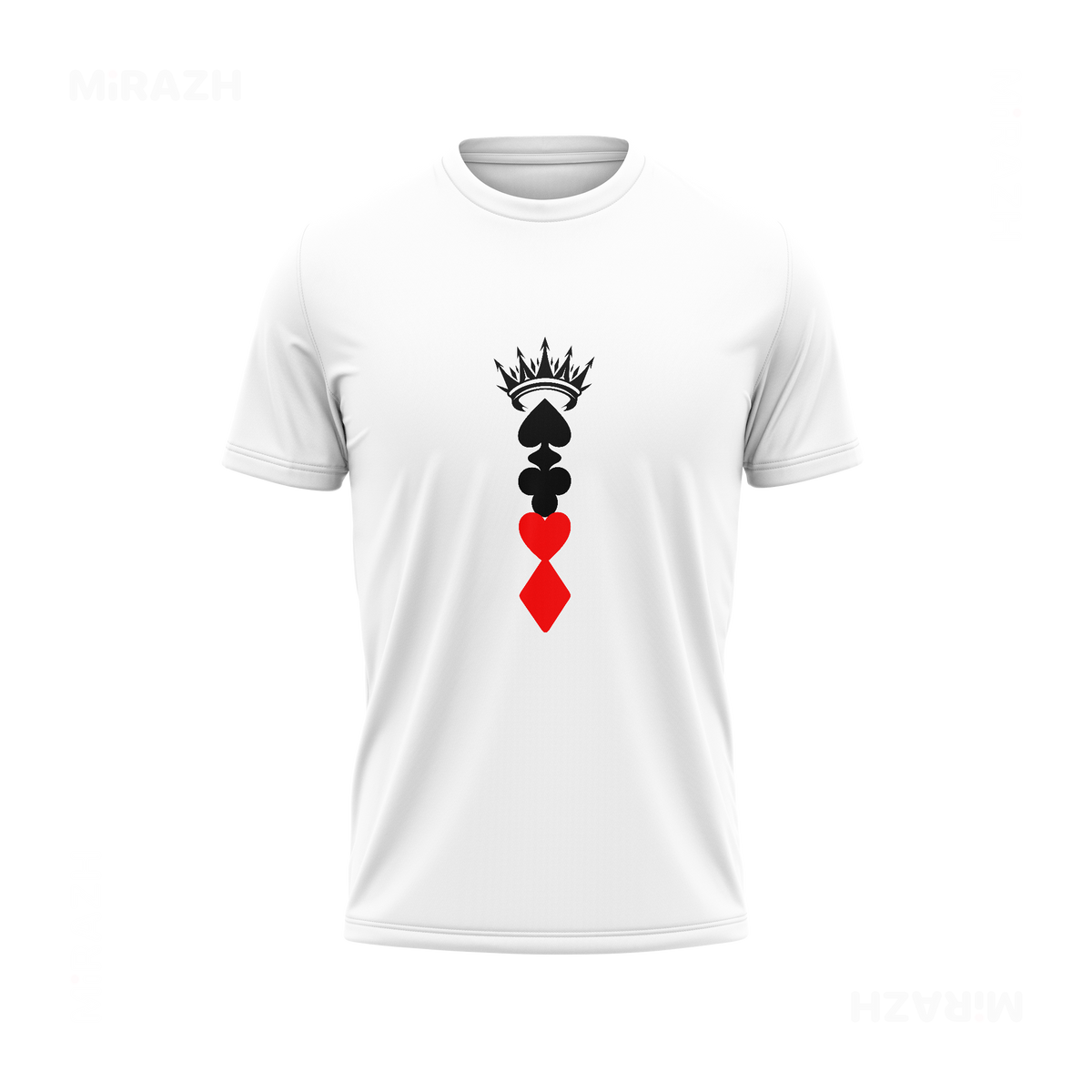 RoyalSuitStack Couple T Shirt 04 White