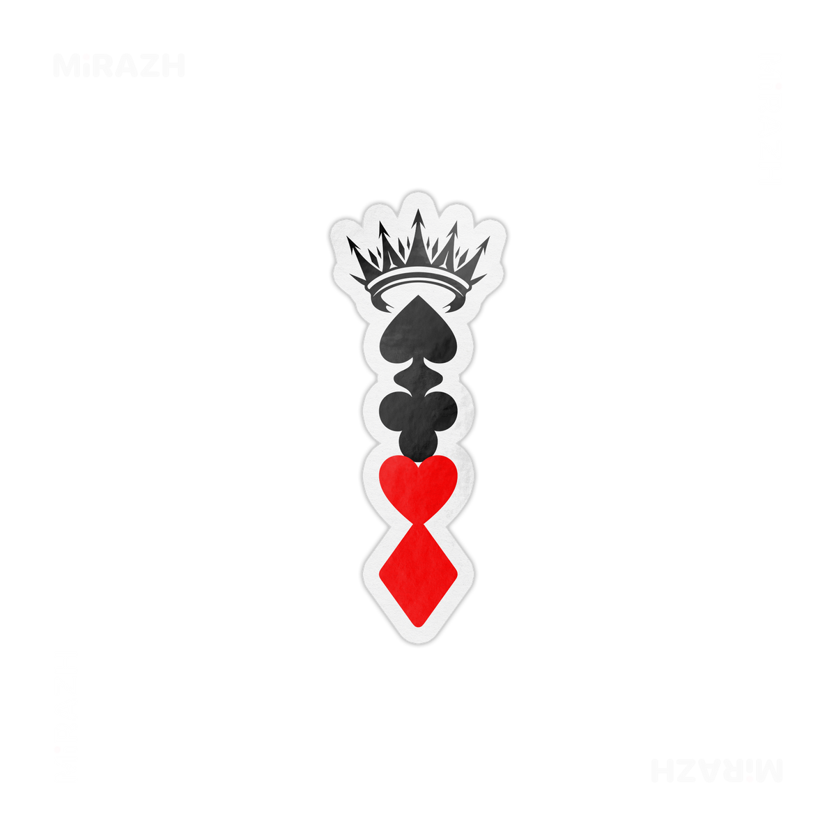 RoyalSuitStack Die Cut Magnet 01
