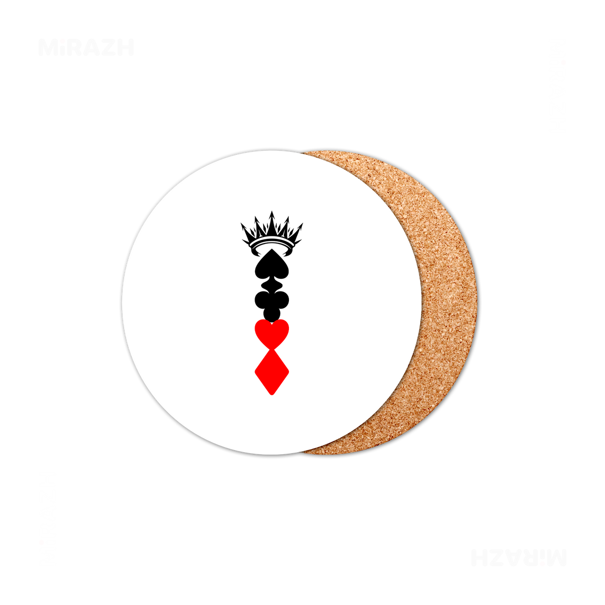 RoyalSuitStack High Gloss Coaster 01 Round