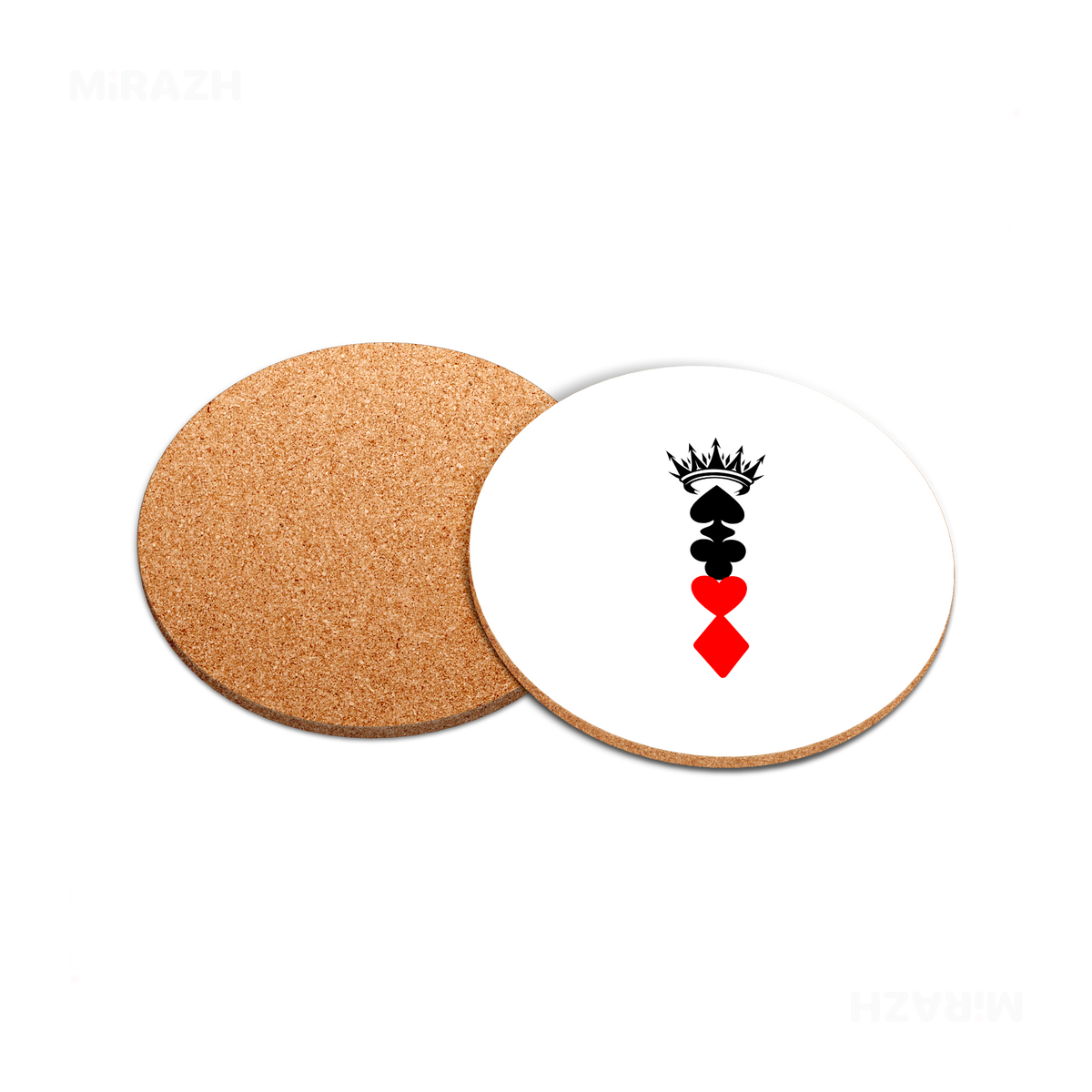 RoyalSuitStack High Gloss Coaster 05 Round