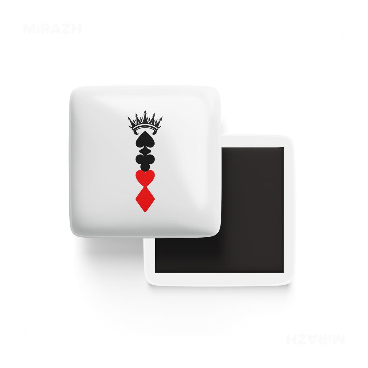 RoyalSuitStack Porcelain Magnet 01