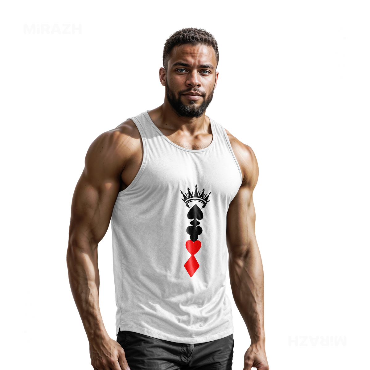 RoyalSuitStack Tank Tops 02 White
