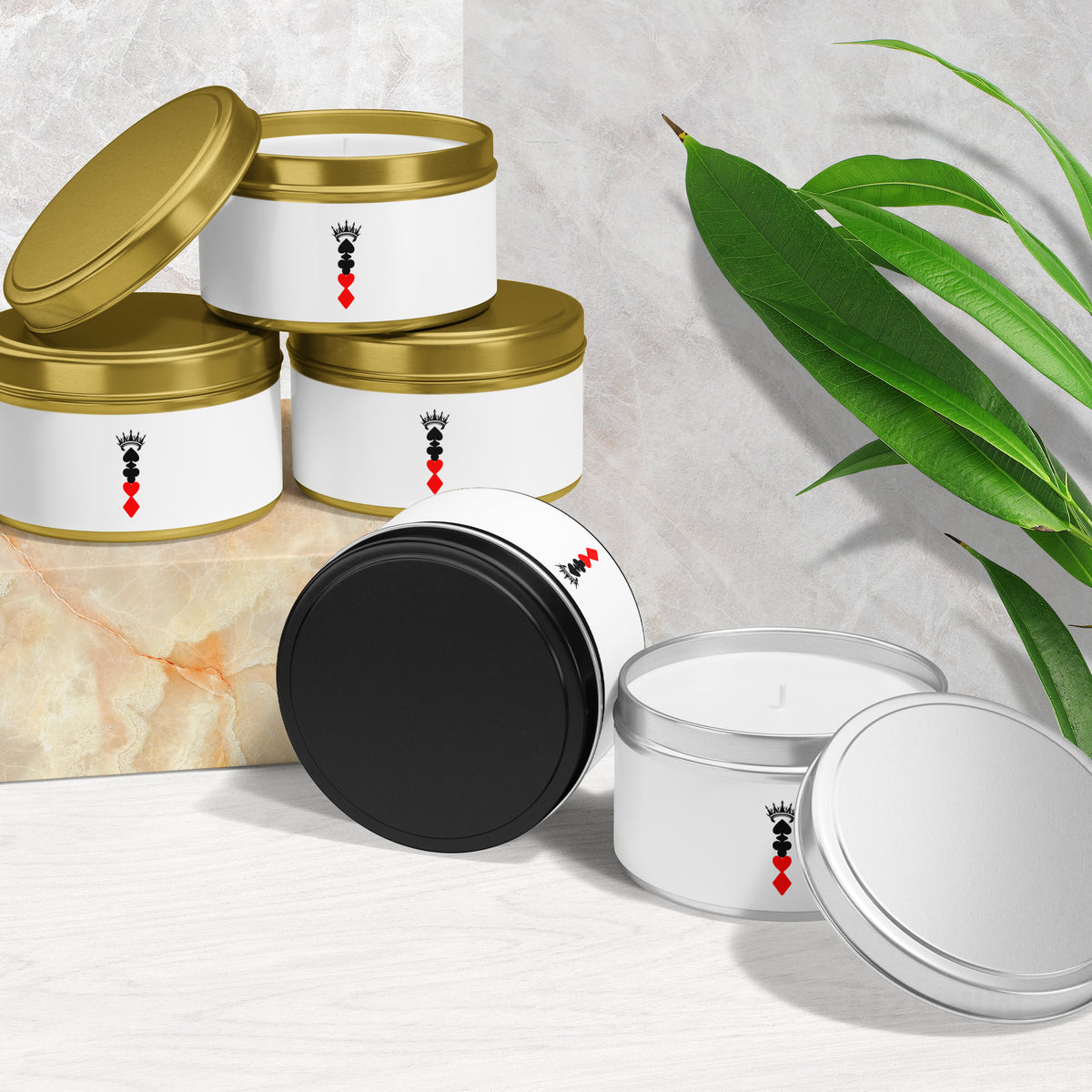 RoyalSuitStack Tin Candle 02 Gold