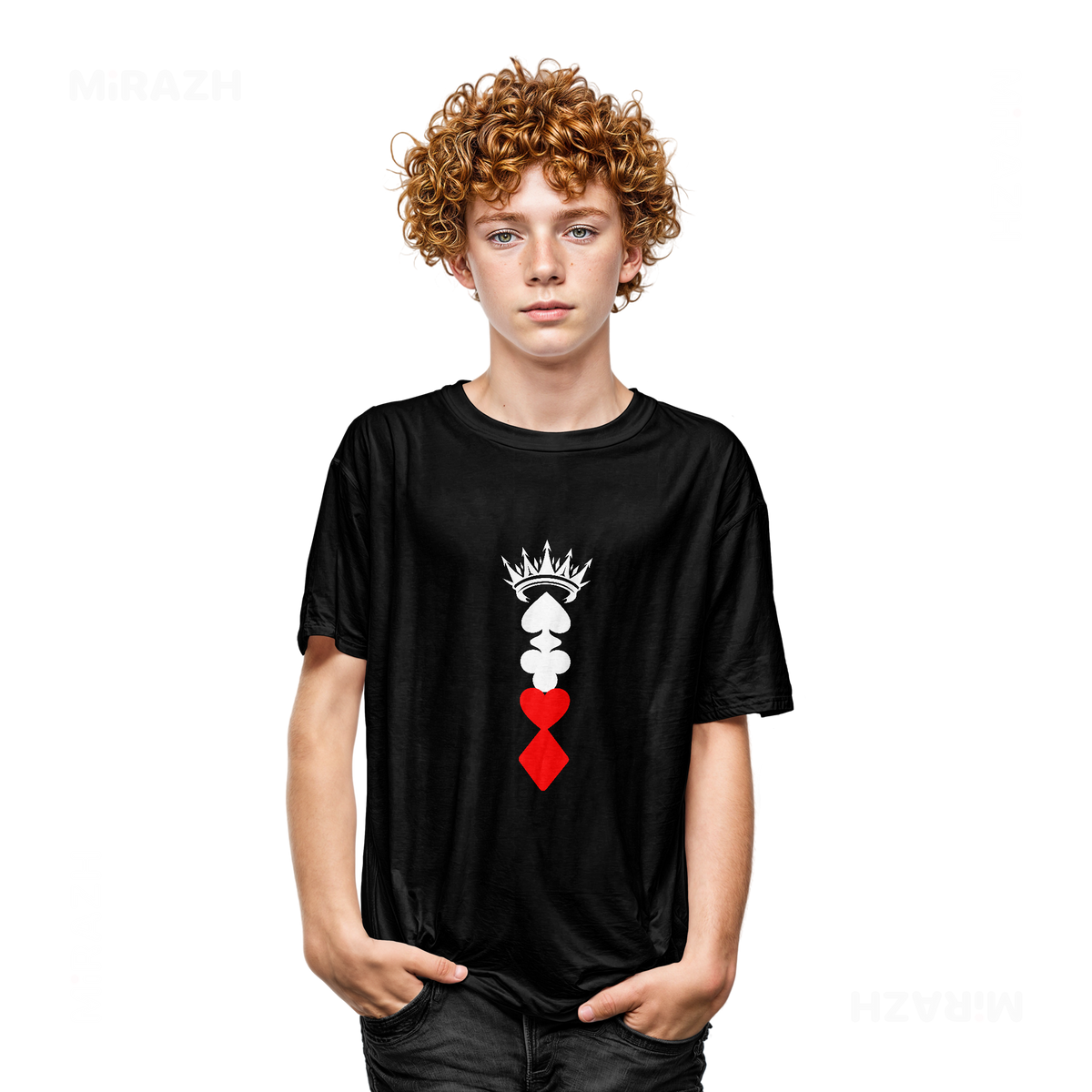 RoyalSuitStack Youth T Shirt 05 Black