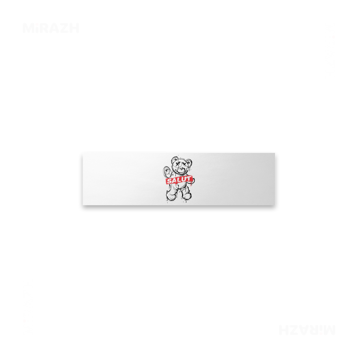 SalutRebelBear Bumper Sticker 03
