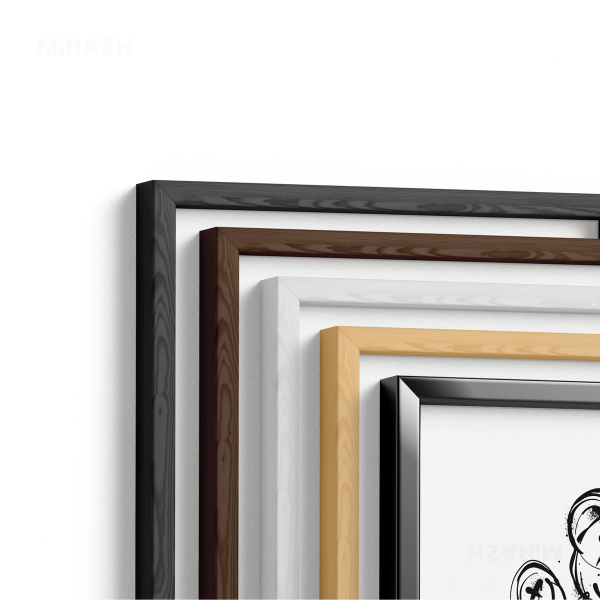 SalutRebelBear Framed Poster 02 Black Aluminum