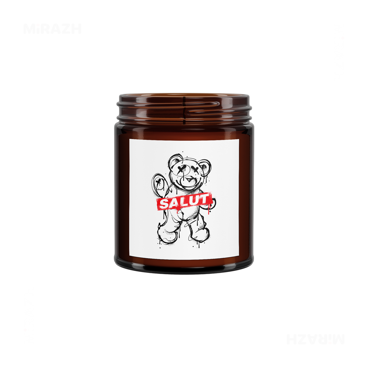SalutRebelBear Scented Candle 03 Amber