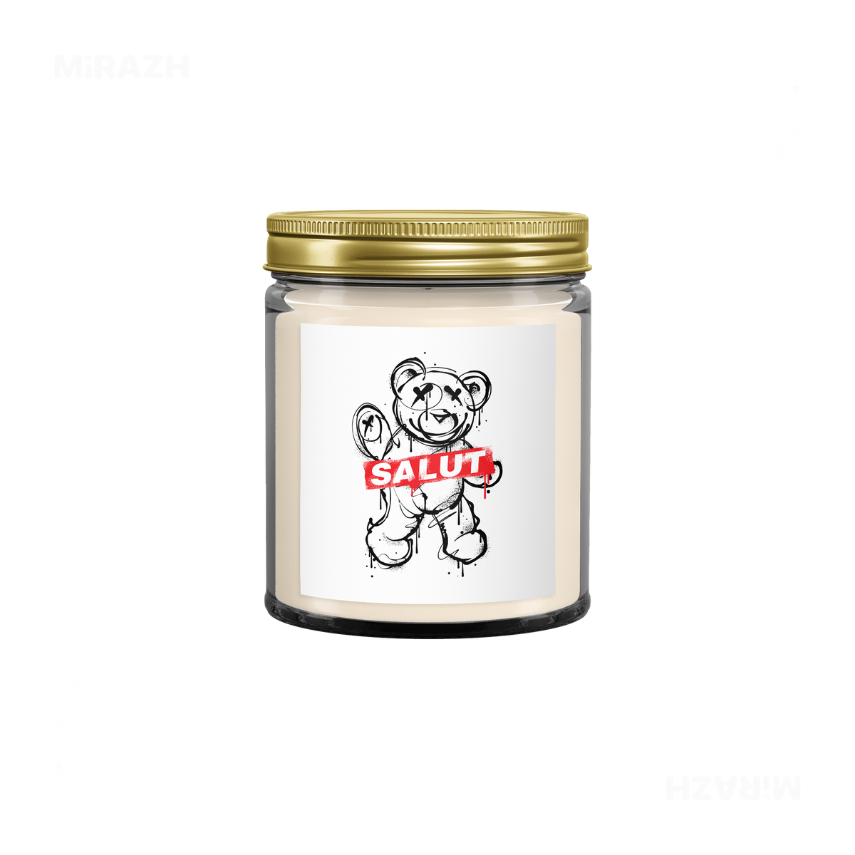 SalutRebelBear Scented Candle 04 Clear
