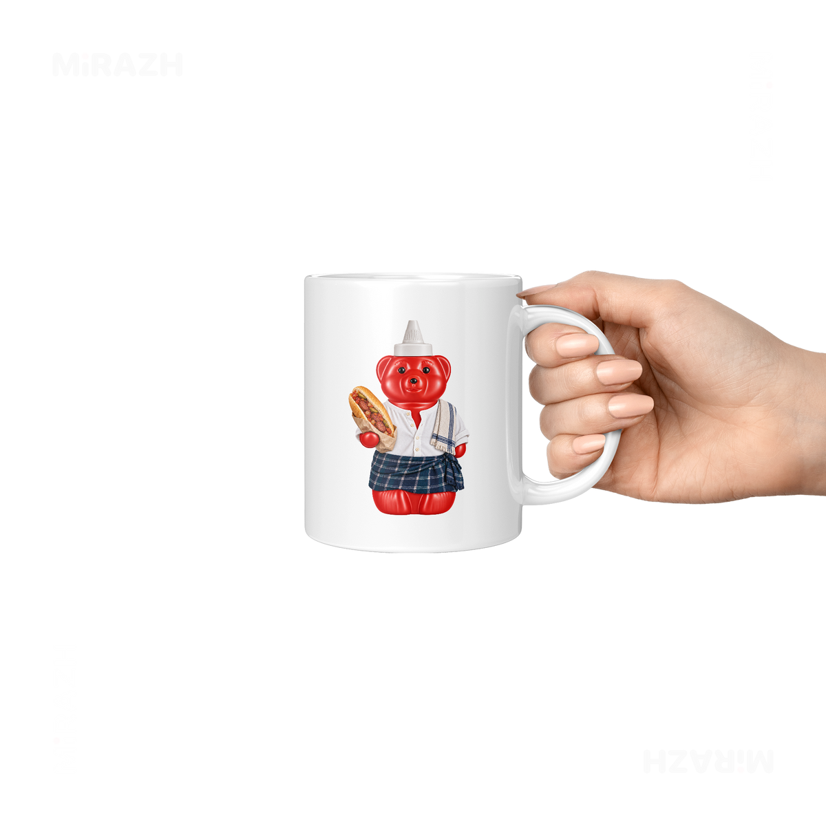 SosKhersiBandari Ceramic Mug 06 White
